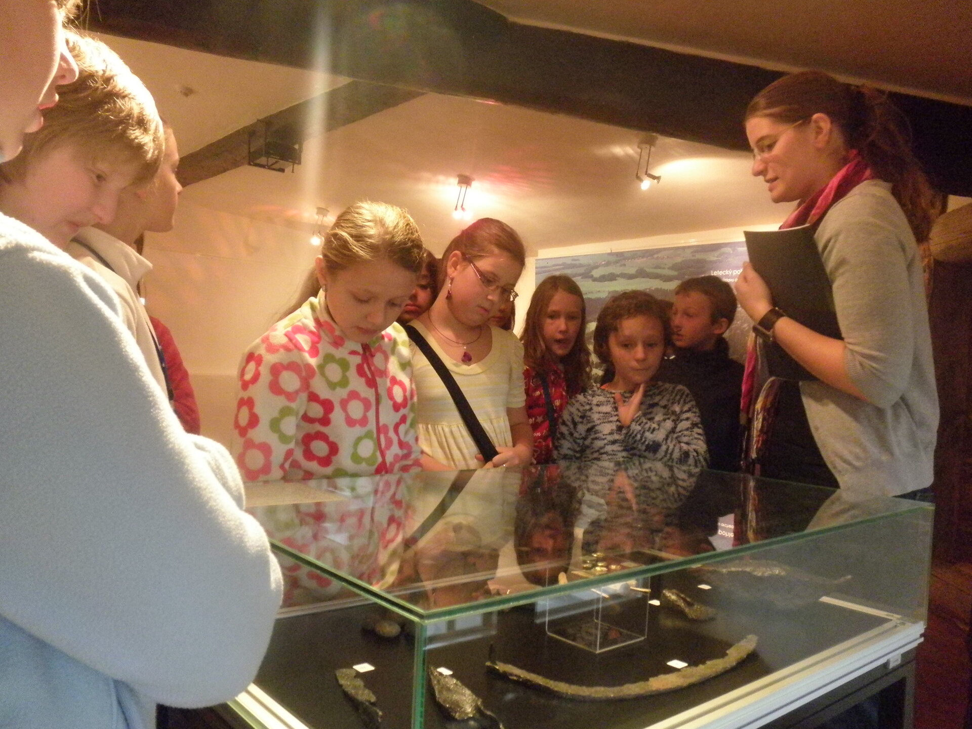 Školní program k výstavě, Nasavrky 2012