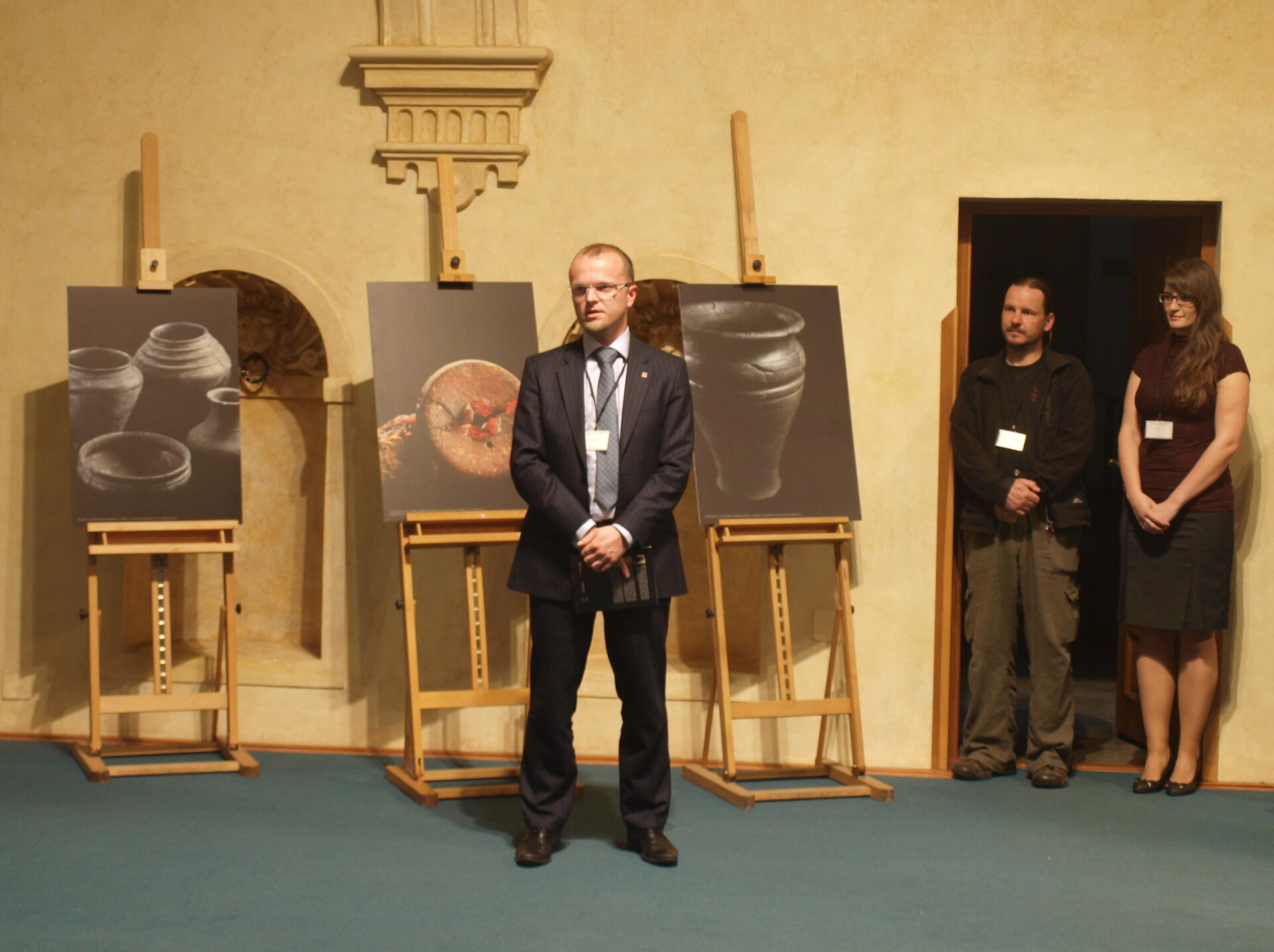 Vernisáž výstavy v Senátu ČR, Praha 2014