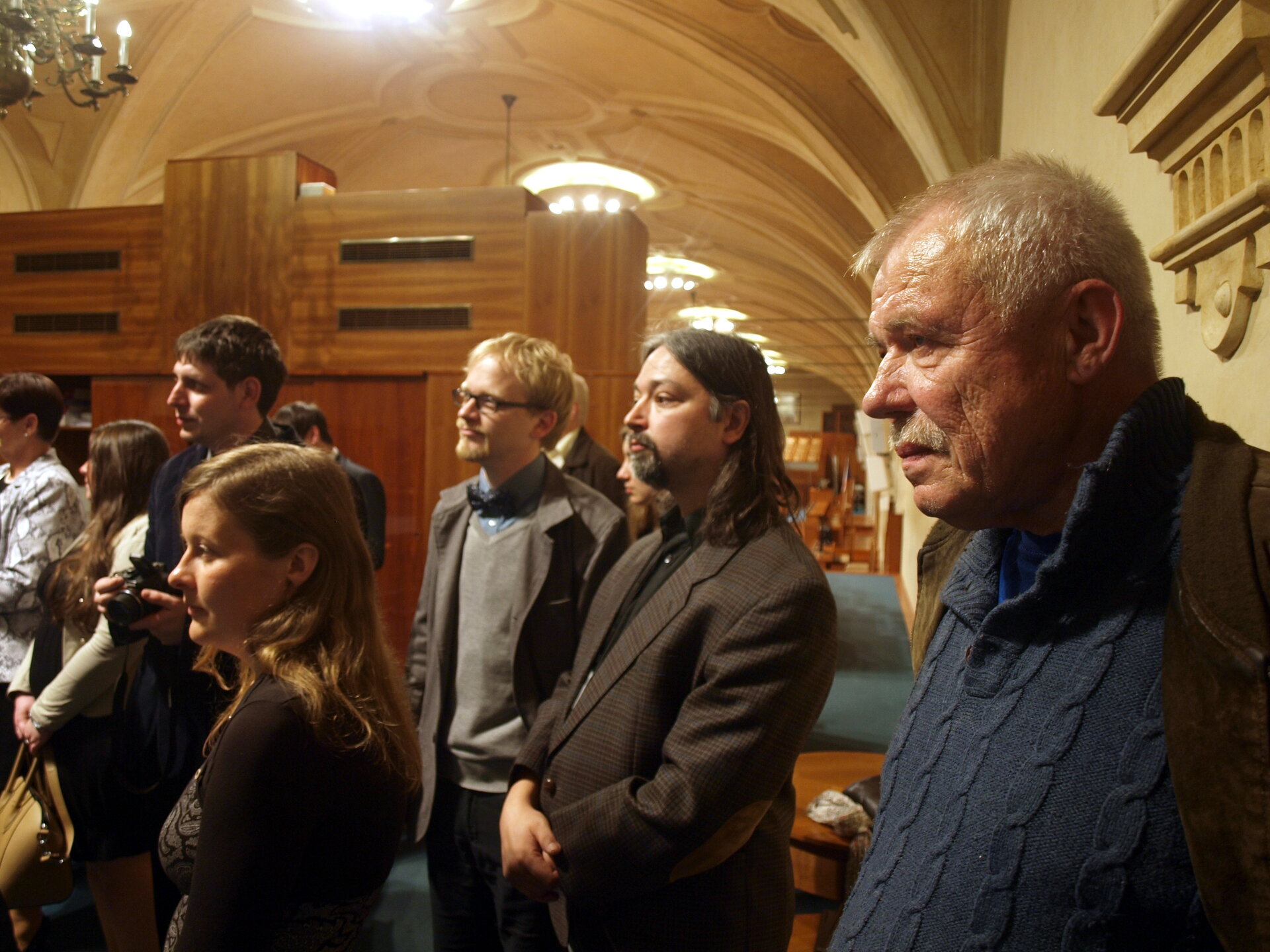 Vernisáž výstavy v Senátu ČR, Praha 2014