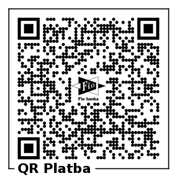 QR kód pro platbu převodem na účet Boii, z.s.
